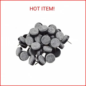 40pcs Round Heavy Duty Nail-on Felt Pad for Furniture Chair Table Leg Feet Floor - Picture 1 of 2