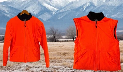 RedHead Mountain Stalker Hunting Jacket / Vest Men's M Orange Removable Sleeves - Image 1 of 4