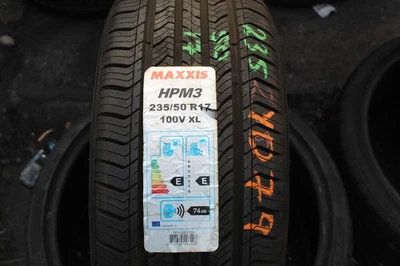 New 235 50 17 Maxxis, Bravo HPM3, M+S, 100V, x1 Single Tyre (F1_tyres) YD079 - Image 1 of 4