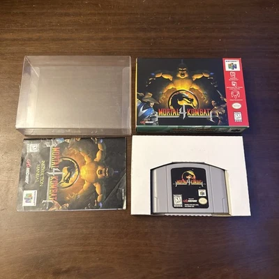Mortal Kombat 4 (Nintendo 64 N64) Complete - Tested - Authentic - Image 1 of 4