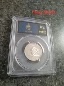 2005-S KANSAS Silver Proof Quarter PR70 PCGS FLAG LABEL EXCELLENT LOW PRICE!! - Picture 1 of 6