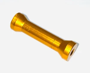 X cell MA 105-16 Unthreaded Spacer Gold Anodized for Gasser 1005 New - Picture 1 of 1