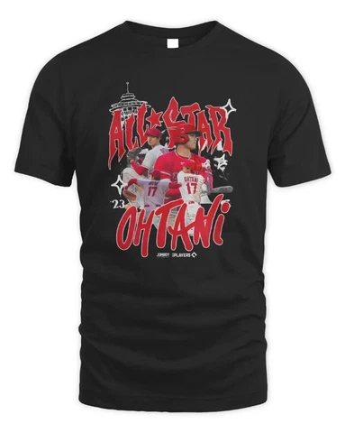 Shohei Ohtani #17 2023 All-Sar-Game Los Angeles Angels Tee Shirt S-3xl Cover