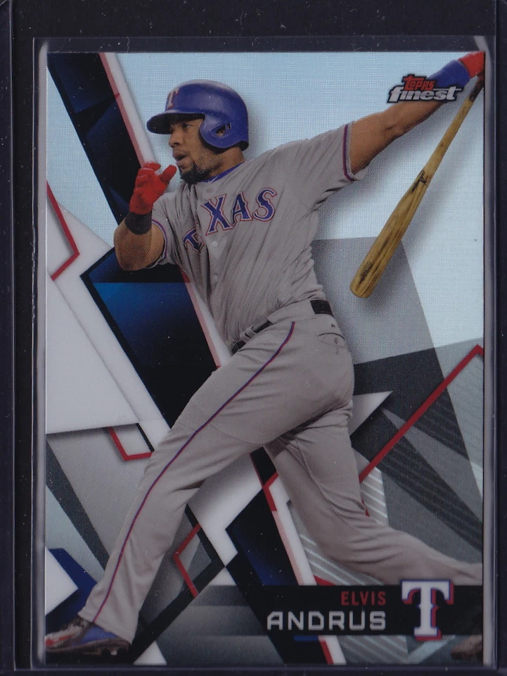 2018 TOPPS FINEST REFRACTOR PARALLEL ELVIS ANDRUS #13 RANGERS - Image 1 of 1