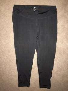 FREE 2B by Free Country ACTIVE YOGA PANTS XXL 2X Gray & Black Stretch Leggings - Picture 1 of 4