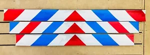 Calcomanía de seguridad Oralite Orafol V98 paneles reflectantes Chevron Patriot EE. UU. - Imagen 1 de 6