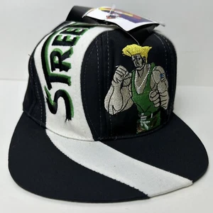 Vtg 1996 Guile Street Fighter 2 Hat Capcom Promo AOP Snapback Cap Deadstock NWT - Picture 1 of 18