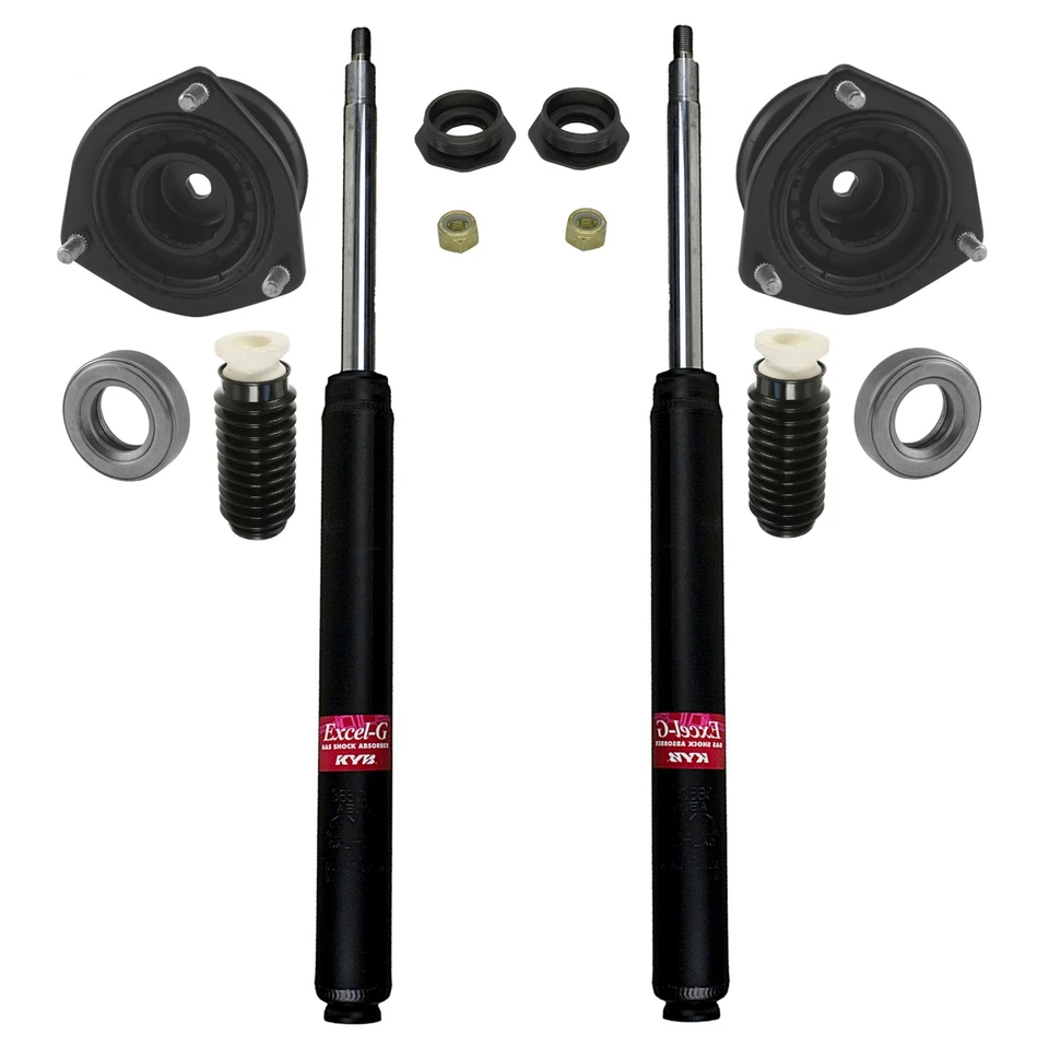 KYB Front Suspension Strut Catridges Mounts & Bellows Kit For Nissan 300ZX 84-89 - Imagem 1 de 1
