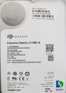 ST10000NM0096 Seagate 10TB SAS 12Gb/s 7200RPM 3.5" 256MB Cache Enterprise HDD - Picture 1 of 2