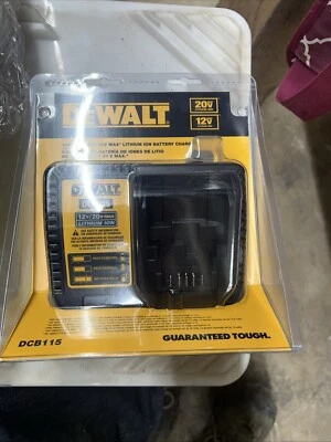 DEWALT 12V/20V MAX LITHIUM ION BATTERY CHARGER - DCB115 In Original Packaging