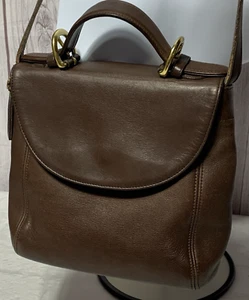 Coach Vintage Leather #5158 Top Handle Bag SOHO Legacy Mahogany Brown US EUC HT - Picture 1 of 24