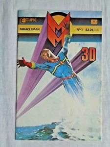 Miracleman 3-D No. Cómics Eclipse 1 de diciembre de 1985 primera impresión casi nuevo (9,4) - Imagen 1 de 9