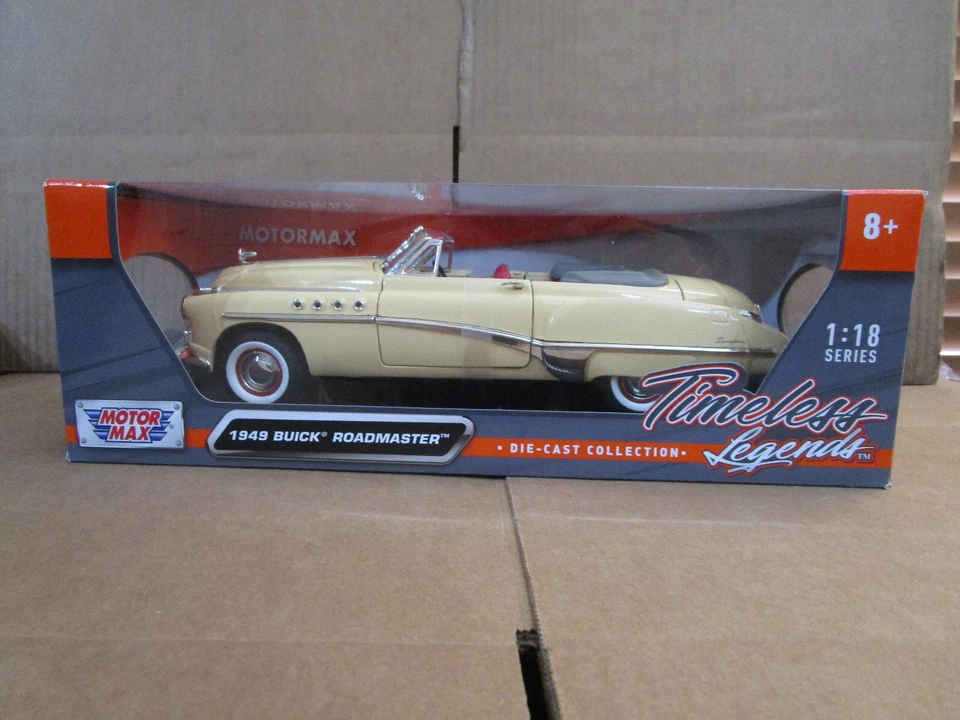 MOTORMAX/73116 1949 BUICK ROADMASTER BEIGE FREE SHIP - Image 1 of 1