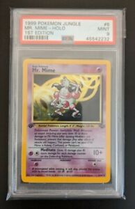 1999 Pokemon Jungle Mr. Mime Holo 1st Edition PSA 9 Mint #6 (45542232)