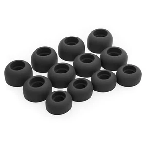 12 x Gommini Auricolari in Silicone per Samsung Galaxy Buds Pro 1 Cuffie Nero - Foto 1 di 5