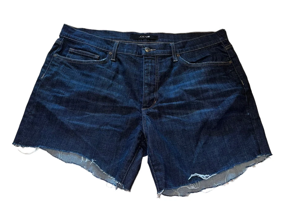 Pantalones Cortos Joes Jeans Hágalo Usted Mismo Corte Talla 38 Dobladillo Crudo Lavado Oscuro Foto 1 de 4