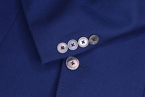 LNWOT Hugo Boss Birdseye Blue Jacket Men Sport Coat Blazer Size 38S Dual Vent - Picture 1 of 8