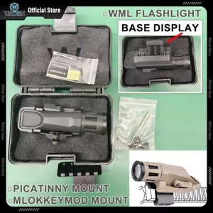 WADSN WML GEN.2 Taschenlampe Nylon Jagdlicht Mlok Mount Keymod Base Set Neu - Bild 1 von 15