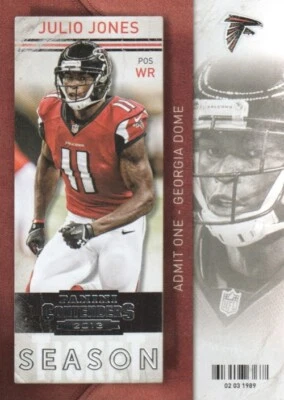 2013 PANINI CONTENDERS FOOTBALL Trading Card #47 - Julio Jones, Atlanta Falcons - Image 1 of 2