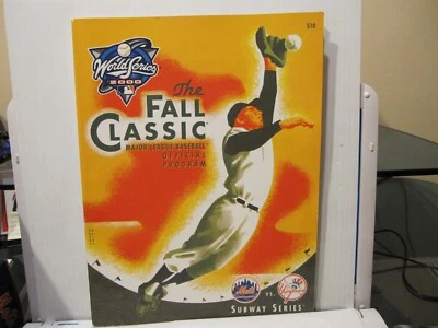 2000 MLB World Series Official Program Fall Classic Mets Yankees Subway Series - Image 1 of 2