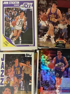 Tarjetas de baloncesto John Stockton **Tú eliges** insertos, paralelos+ HOF revisadas 13/09 - Imagen 1 de 224