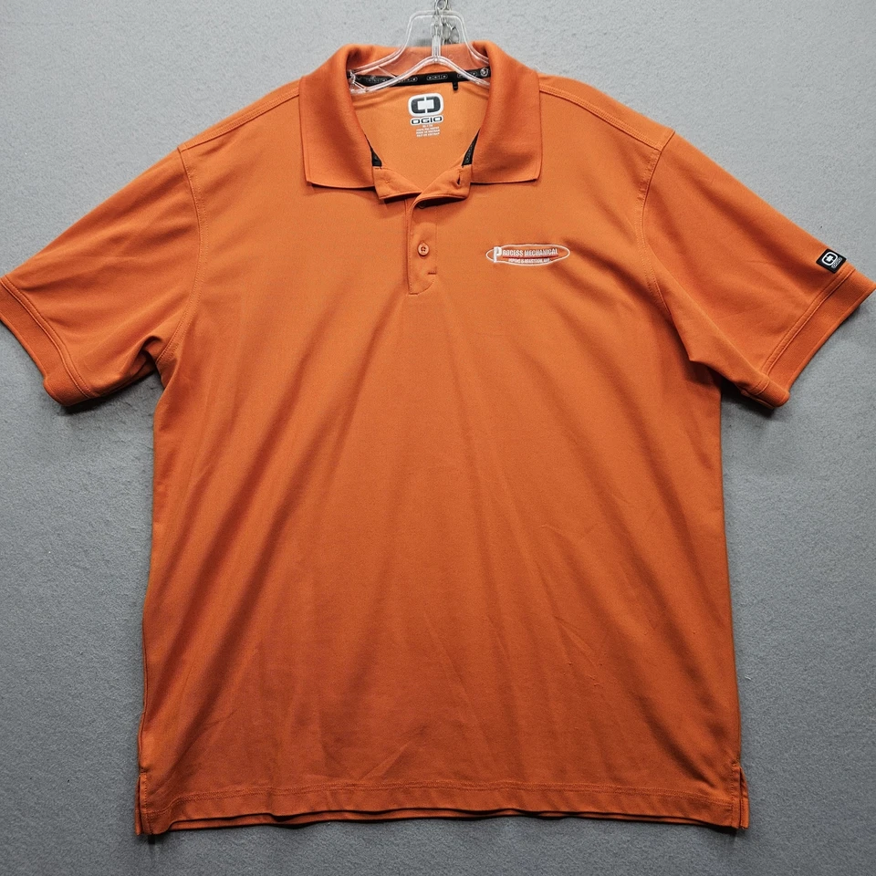 Polo Ogio XL Orange Process Mechanical Piping & Erection Inc S/S para hombre Foto 1 de 4
