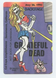 GRATEFUL DEAD Cal Expo Sacramento CA May 26 1993 Backstage Pass - Picture 1 of 2