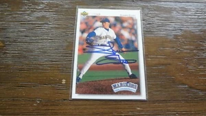 1992 UPPER DECK TOP PROSPECTS SHAWN ESTES AUTOGRAPHED BASEBALL CARD - Picture 1 of 2
