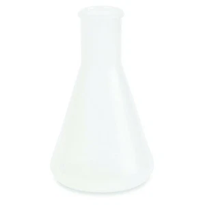 50ml Erlenmeyer Flask, Polypropylene, No Cap, Molded Graduations (Pack of 12) - Picture 1 of 1