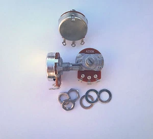 Juego de 3 ollas A250K B250K para guitarra Fender Stratocaster 250K Strat potenciómetro st - Imagen 1 de 1