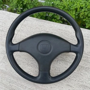 Honda Civic EK 3 JDM OEM Steering Wheel | 3 Spokes grey color 1996-2000 - Picture 1 of 9