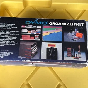 Vintage Dymo Organizer P/N 880453 Label Gun # 1610 With Three Character Wheels - Picture 1 of 6