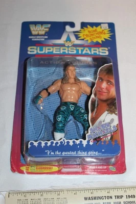 SELLADO 1996 Shawn Michaels Bone Crunching Sound Azul WWF Superstars Sin usar, en caja original, sin usar, nuevo en paquete Foto 1 de 4