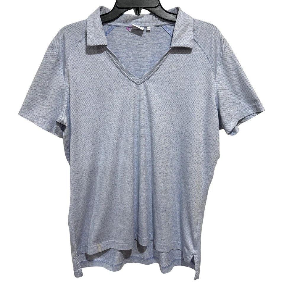 Tênis de golfe Ping SensorCool Top feminino EUA 14 azul claro desempenho pickleball - Imagem 1 de 4