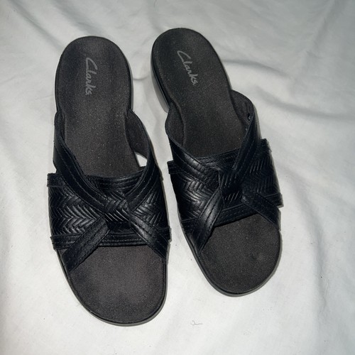 Scarpe sandali donna Clarks neri 7