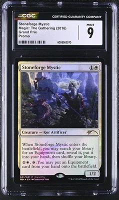 STONEFORGE MYSTIC Promotional Grand Prix Foil Rare CGC 9 MTG [Nostalgium] - Image 1 of 2