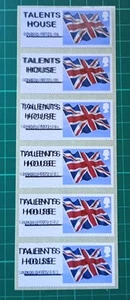 POST & GO Union Flag with Cinderella Talents House Double - Picture 1 of 3
