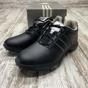 NWB Adidas Golf Lite 816187 Unisex Size 8.5M Lace Up Black GOLF ⛳️Shoes NEW 1204 - Picture 1 of 8