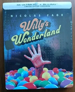 Willy's Wonderland Limited Edition Steelbook 4K UHD+Blu-ray Factory Sealed Cage - Picture 1 of 2