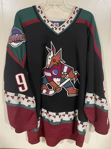 Arizona Phoenix Coyotes Jeremy Roenick Starter NHL Hockey Black Jersey XL Clean! Cover