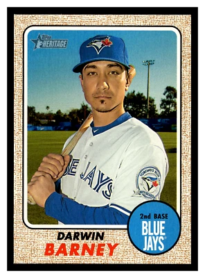 2017 Topps Heritage  #312 Darwin Barney - Image 1 of 2