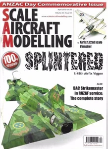 Scale Aircraft Modeling 2013 BAC Strikemaster P-61 Black Widow SAAB Ja 37 Viggen - Picture 1 of 21