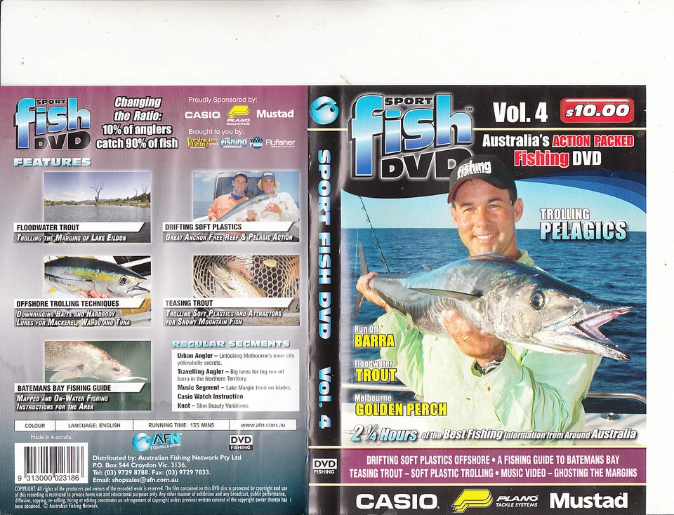 Sport Fish DVD Vol 4-Trolling Pelágicos-[Más de 2 horas]-Pesca SP-DVD Foto 1 de 1