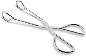 9-Inch Heavy Duty Stainless Steel Kitchen Tongs - Comfortable Ergonomic Grip, Sc - Picture 1 of 6