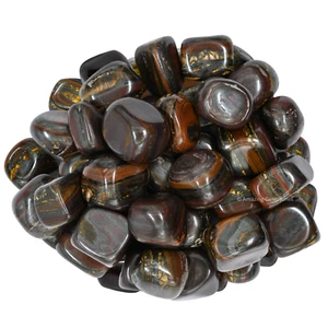 Piedras pulidas de cristal ojo de tigre de hierro - Imagen 1 de 10