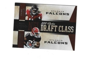 2011 Playoff Contenders Draft Class #10 Julio Jones Jacquizz Rodgers FALCONS - Picture 1 of 1