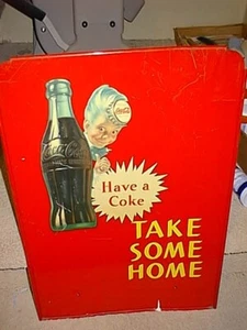 Rare Vintage Have A Coke Coca Cola Metal Sign - Picture 1 of 3