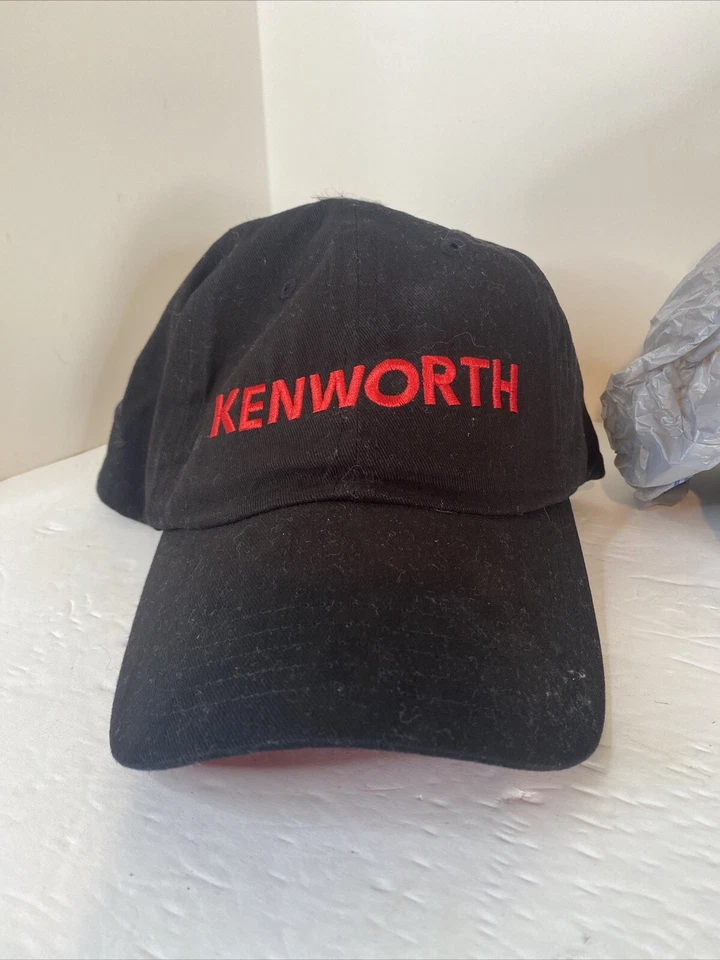 Kenworth Truckers Sombrero Negro/Rojo Bordado Delantero KW Motores con Ajustable Trasero Foto 1 de 1