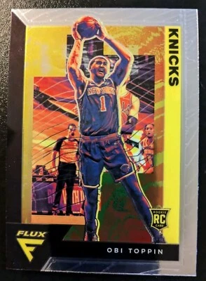 2020-21 Panini Flux Basketball Obi Toppin Rookie #206 New York Knicks - Image 1 of 4