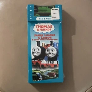 Thomas and Friends Limited Edition Train & Video VHS James Learns A Lesson. - Imagen 1 de 1